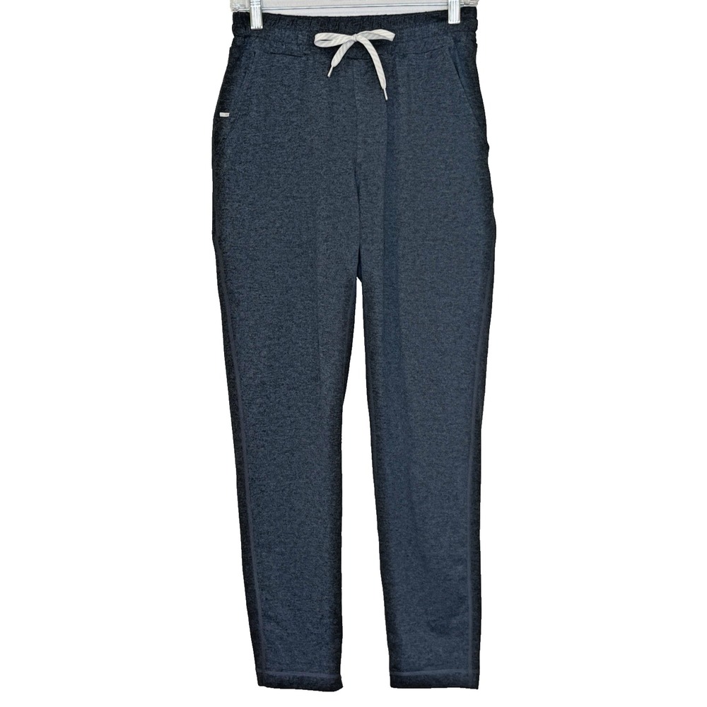 Vuori Ponto Performance Pants Mens Small Charcoal Heather Dream Knit Soft V418
